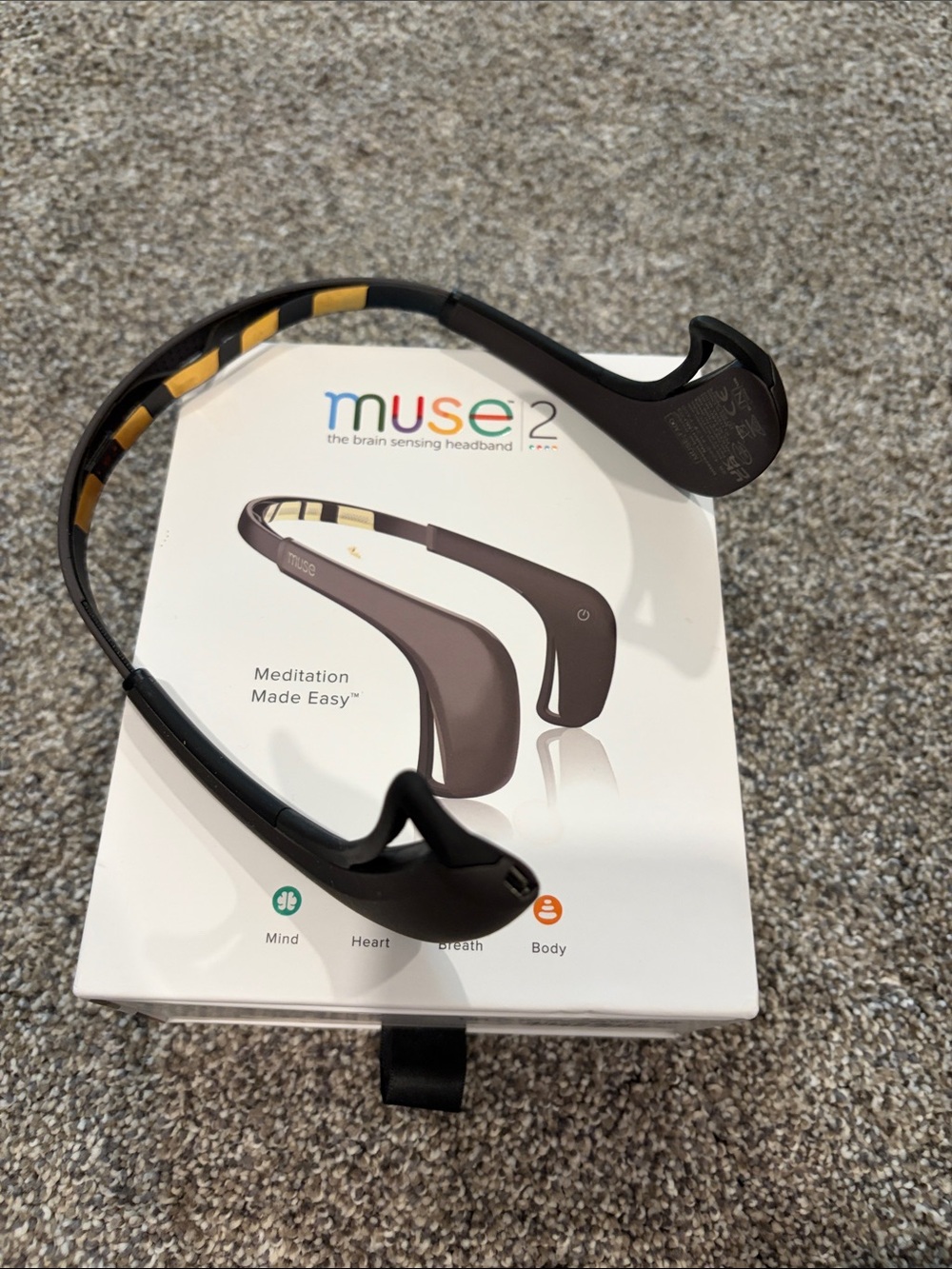 Muse 2 Meditation Headband in Black - Picture 4 of 9